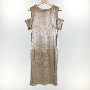 NEW Calvin Klein Cold Shoulder Cocktail Dress